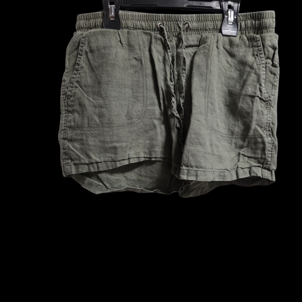 Womens Olive Green Shorts